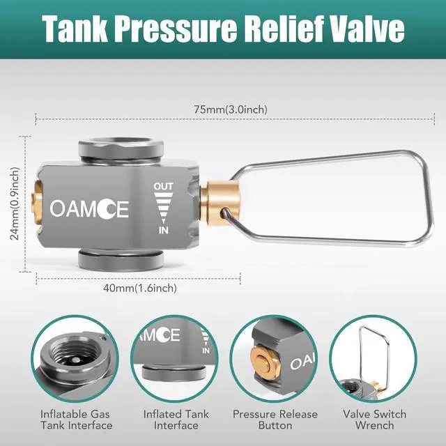 Alt view image 3 of 7 - Butane Refill Adapter Gas Refill Adapters for Backpacking Camping Stove Burners,EN417 Lindal Valve Output for Isobutane/Butane Canister