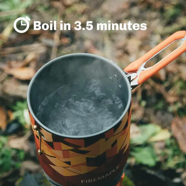 Alt view image 4 of 7 - Fire-Maple Fixed Star X2 Backpacking and Camping Stove System Outdoor Propane Camp Cooking Gear Portable Pot Jet Burner Set Ideal for Hiking, Trekking, Fishing, Hunting Trips and Emergency Use