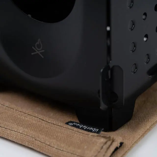 Alt view image 7 of 7 - überleben Stöker Wood Burning Camp Stove - Stainless Steel Portable Wood Stove for Camping, Backpacking, & Hiking - 18oz Folding Camping Stove - Small Wood Stove Camping Essentials (Carbon Black)