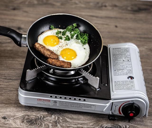 Alt view image 5 of 5 - Chef Master 90235 Butane Countertop Stove Combination Pack | Includes 4 x 8 oz. Tins of Butane Fuel | 12,000 BTU | Portable, with Carry Case | 1 Click Ignition | Double Wind Guard