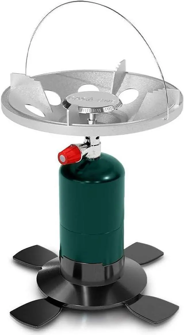 Main image of GasOne Camping Stove Bottletop Propane Tank Camp Stove with Waterproof Carry Bag