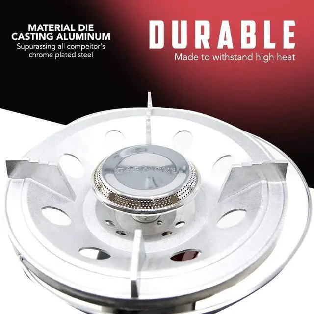 Alt view image 2 of 7 - GasOne Camping Stove Bottletop Propane Tank Camp Stove with Waterproof Carry Bag