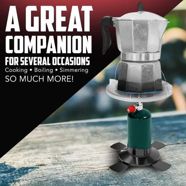 Alt view image 5 of 7 - GasOne Camping Stove Bottletop Propane Tank Camp Stove with Waterproof Carry Bag