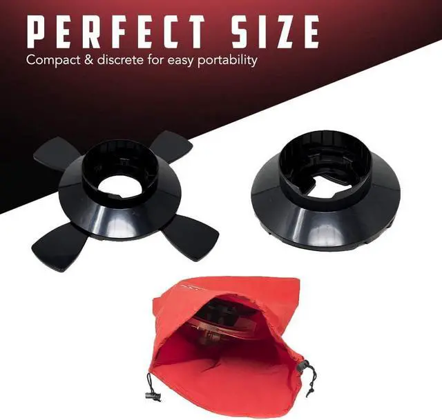 Alt view image 6 of 7 - GasOne Camping Stove Bottletop Propane Tank Camp Stove with Waterproof Carry Bag