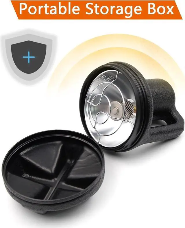 Alt view image 4 of 7 - GEERTOP Portable Mini Camping Heater Outdoor Propane Gas Heating Stove for Hiking Backpacking Ice Fishing Travel