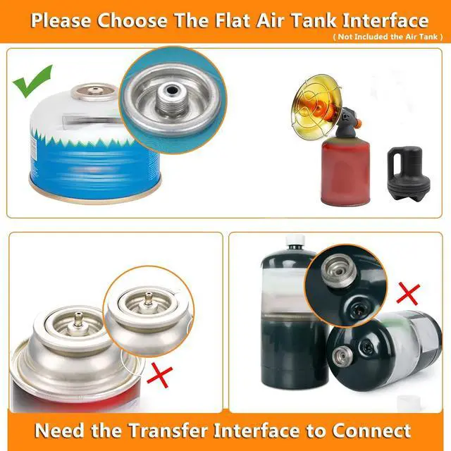 Alt view image 6 of 7 - GEERTOP Portable Mini Camping Heater Outdoor Propane Gas Heating Stove for Hiking Backpacking Ice Fishing Travel