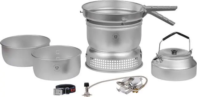 Alt view image 2 of 6 - Trangia 25-2 UL Cookset with Kettle and Spirit Burner