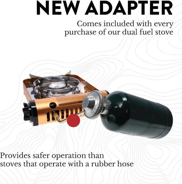 Alt view image 5 of 6 - Gas ONE GS-4000P - Camp Stove - Premium Propane or Butane Stove with Convenient Carrying Case - Patent Pending - Great for Camp Stove and Portable Butane Stove for All Cooking Application