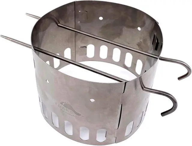 Main image of TOAKS TiStand Titanium Alcohol Stove Dual Stand & Windscreen