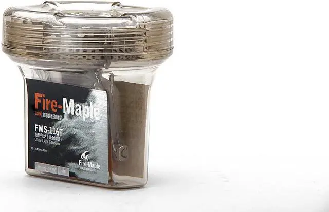 Alt view image 6 of 7 - Fire-Maple FMS-116T Portable Stove Ultra Light, Hiking Stove Titanium Backpacking Stove, Outdoor Camping Ultralight Gear, Essential for Earthquake Emergency Kit