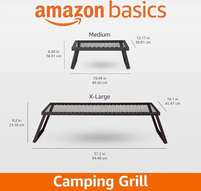 Alt view image 4 of 7 - Basics Portable Outdoor Folding Campfire Grill