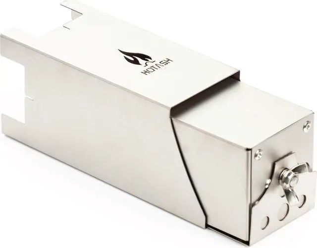 Alt view image 2 of 6 - Hot Ash Mini Wood Burning Titanium and Aluminum Rocket Stove - Compact 1lb Stove for Outdoor Cooking, Camping, and More