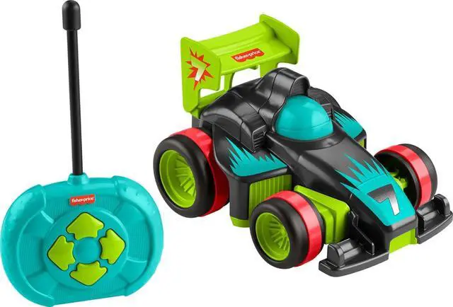 Main image of Fisher-Price Preschool Toy Remote Controlled Car My Easy RC with 2 Speeds for Kids Ages 3+ Years