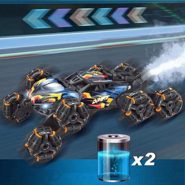 Alt view image 4 of 7 - Cool 8 Wheels Hand Controlled rc Stunt Car Toys, Gesture Sensing Remote Control Cars for Boys Age 6 7 8-12 13 14 Year Old, Birthday Gifts Ideas for Kids