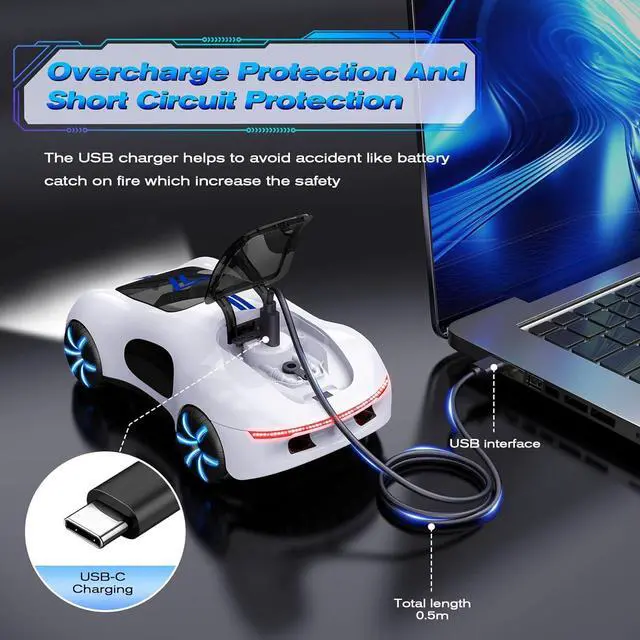 Alt view image 6 of 7 - Gesture Sensing Remote Control Car, Drift RC Stunt Car with Light Spray & Sound, 2.4GHz Hobby RC Cars Toy for Kids, 360° Rotate, Birthday Gifts for Boys Girls 4-12