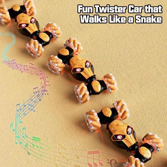 Alt view image 3 of 7 - Gesture Sensing RC Car Hand Controlled Remote Control LED Car Toys for Kids 6-12 Years Old, 2.4GHz 4WD Double Sided 360° Flips Off Road Vehicle Toys w/Lights&Music, Boys Grils Brithday Gift