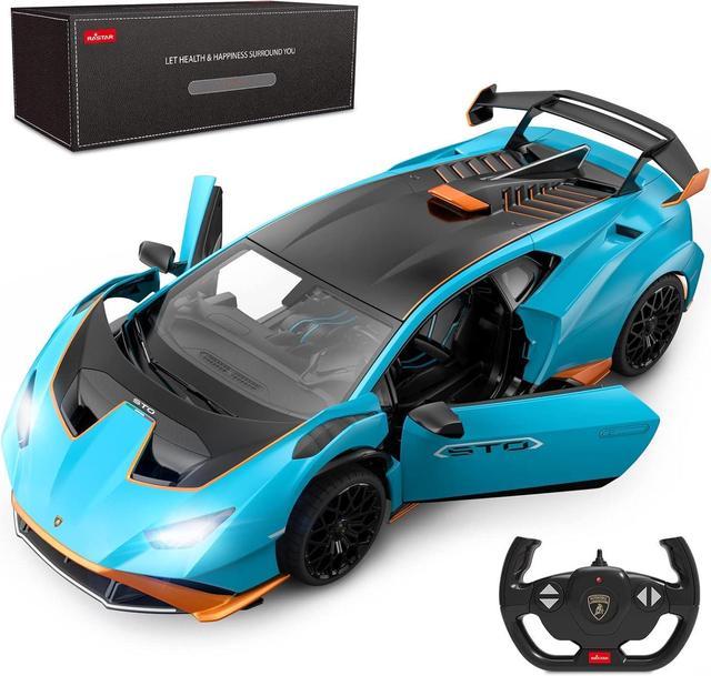 RASTAR Lamborghini RC Car R C 1 14 Lamborghini Huracan STO Model Car Blue Lamborghini Toy Car 2.4Ghz Remote Control Car for Boys 8 12 Newegg