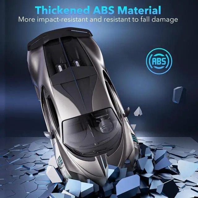 Alt view image 3 of 7 - MIEBELY Remote Control Car, Bugatti Divo 1/16 Scale Rc Cars 12Km/h, 2.4Ghz Licensed Model Car 7.4V 500mAh Toy Car Headlight for Adults Boys Girls Age 6-12 Years Birthday Ideas Gift