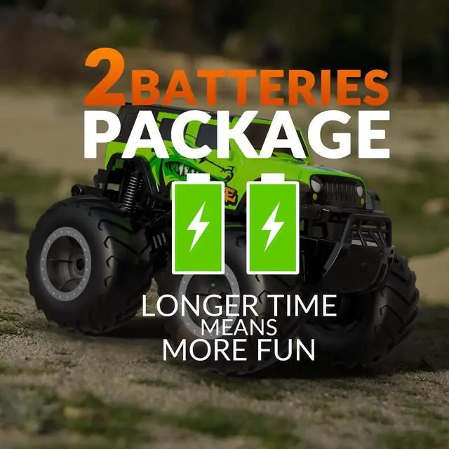 Alt view image 5 of 7 - Amphibious Remote Control Car Toys for Boys 2.4GHz 1:16 All Terrain Off-Road RC Car Waterproof RC Monster Truck Kids Pool Toys Remote Control Boat Gifts for Kids Boys