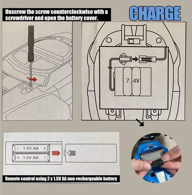 Alt view image 4 of 6 - Lulu Home Remote Control Stunt Car, Hand Gesture Sensing RC Crawler, Stunt Twisting Climbing Vehicle Boy Toy Car with Four-Wheel Drive, Birthday for Kids