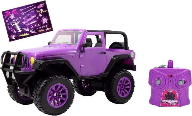 Main image of Jada Toys GIRLMAZING Jeep R/C Vehicle (1:16 Scale), Purple