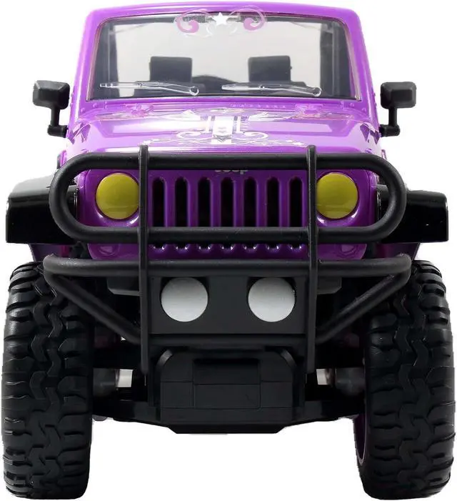 Alt view image 7 of 7 - Jada Toys GIRLMAZING Jeep R/C Vehicle (1:16 Scale), Purple