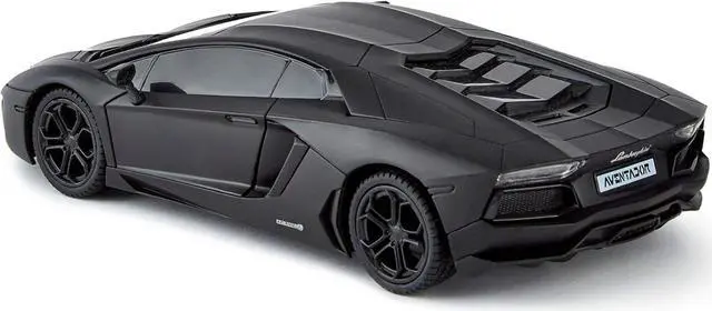 Alt view image 4 of 7 - CMJ RC Cars Lamborghini LP700-4 Remote Control RC Car Officially Licensed 1:24 Scale Working Lights 2.4Ghz. Great Kids Play Toy Auto (Black)