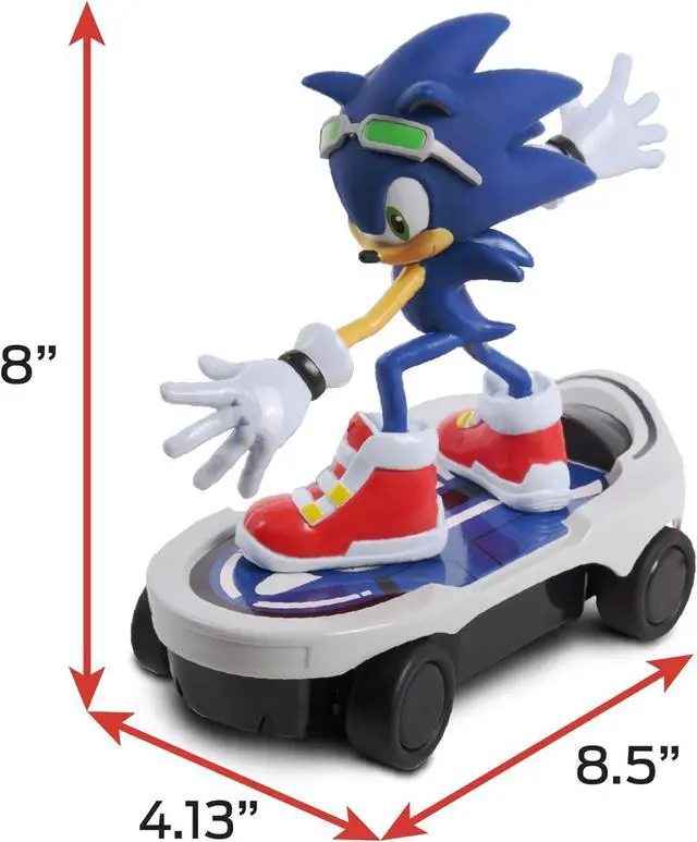 Alt view image 2 of 7 - NKOK Sonic NKOK Free Rider R/C, Turbo Boost Feature: Goes from Fast to Super-Fast, Allows Children to Pretend to Drive and Have Fun at The Same Time, for Ages 6 and up