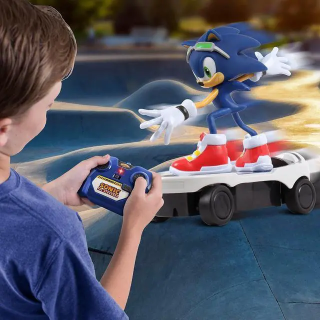 Alt view image 4 of 7 - NKOK Sonic NKOK Free Rider R/C, Turbo Boost Feature: Goes from Fast to Super-Fast, Allows Children to Pretend to Drive and Have Fun at The Same Time, for Ages 6 and up