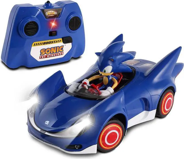 Main image of NKOK Sonic and Sega All Stars Racing Remote Controlled Car - Sonic The Hedgehog, for Ages 6 and up, Allows Children to Pretend to Drive and Have Fun at The Same Time!