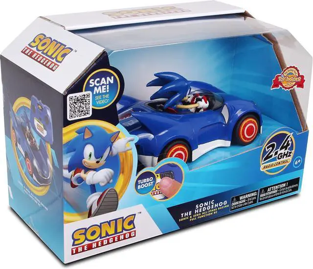 Alt view image 7 of 7 - NKOK Sonic and Sega All Stars Racing Remote Controlled Car - Sonic The Hedgehog, for Ages 6 and up, Allows Children to Pretend to Drive and Have Fun at The Same Time!