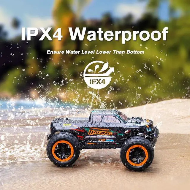 Alt view image 3 of 5 - HAIBOXING RC Cars 16889, 1:16 Remote Control Car for Adults, High-Speed 36km/h RC Trucks RTR RC Crawler 2.4G All Terrain Waterproof Off-Road Vehicle with 2 Batteries Gifts Toys for Kids, Boys 8+