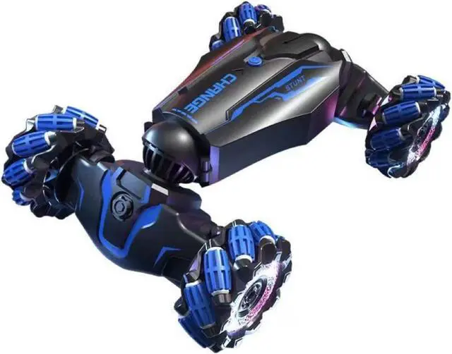 Alt view image 6 of 6 - Upgraded Hand Gesture Sensing RC Stunt Car with Lights Music, Spray Fog Steam Gesture RC Car Remote Controll Transformed Vehicle 360° Spins All Terrains Monster Truck for Boys Kids