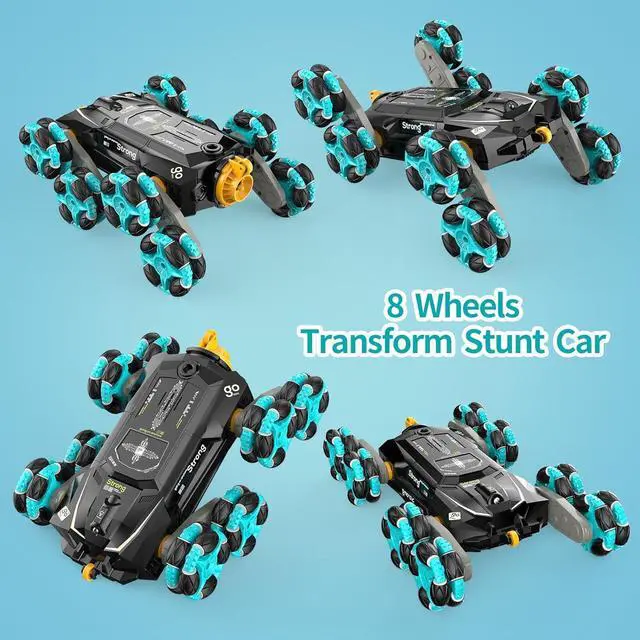 Alt view image 2 of 6 - 8WD Gesture Sensing RC Stunt Cars - Toys Gifts for Kids 8 9 10 11 12 Year Old Boys Girls,2.4Ghz Remote Control Cars,Transform Drift Off Road Vehicle for Children Birthday Presents