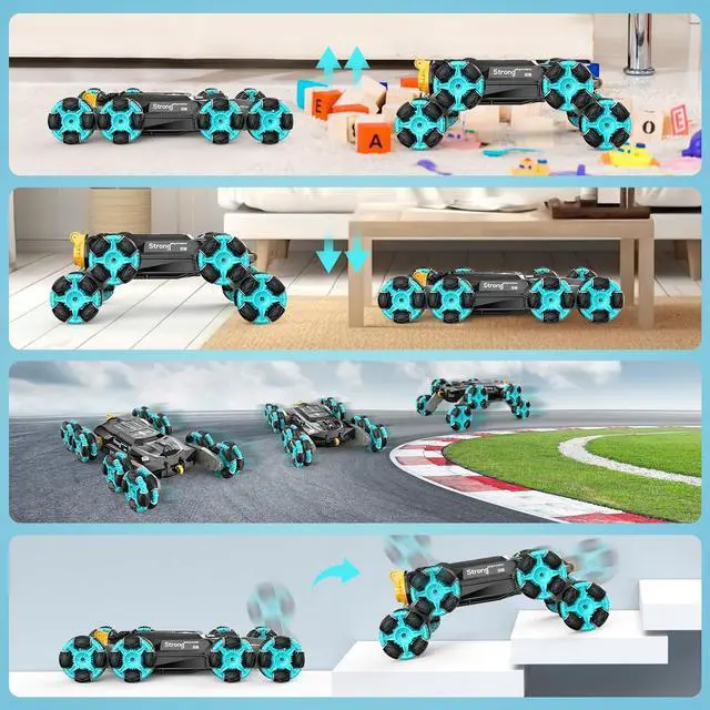 Alt view image 4 of 6 - 8WD Gesture Sensing RC Stunt Cars - Toys Gifts for Kids 8 9 10 11 12 Year Old Boys Girls,2.4Ghz Remote Control Cars,Transform Drift Off Road Vehicle for Children Birthday Presents
