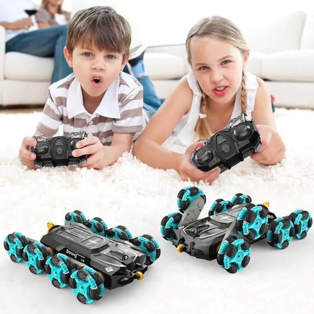 Alt view image 6 of 6 - 8WD Gesture Sensing RC Stunt Cars - Toys Gifts for Kids 8 9 10 11 12 Year Old Boys Girls,2.4Ghz Remote Control Cars,Transform Drift Off Road Vehicle for Children Birthday Presents