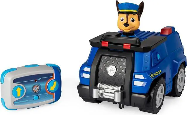 Main image of Paw Patrol, Chase Remote Control Police Cruiser with 2-Way Steering, for Kids Aged 3 and Up