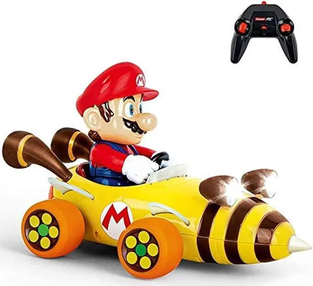 Main image of Carrera 181064 RC Official Licensed Mario Kart Bumble V Mario 1:18 Scale 2.4 GHz Remote Radio Control Car with Rechargeable LiFePO4 Battery - Kids Toys Boys/Girls