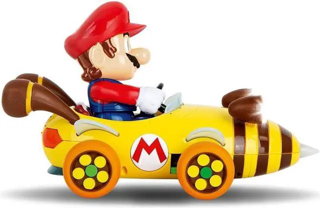 Alt view image 5 of 7 - Carrera 181064 RC Official Licensed Mario Kart Bumble V Mario 1:18 Scale 2.4 GHz Remote Radio Control Car with Rechargeable LiFePO4 Battery - Kids Toys Boys/Girls