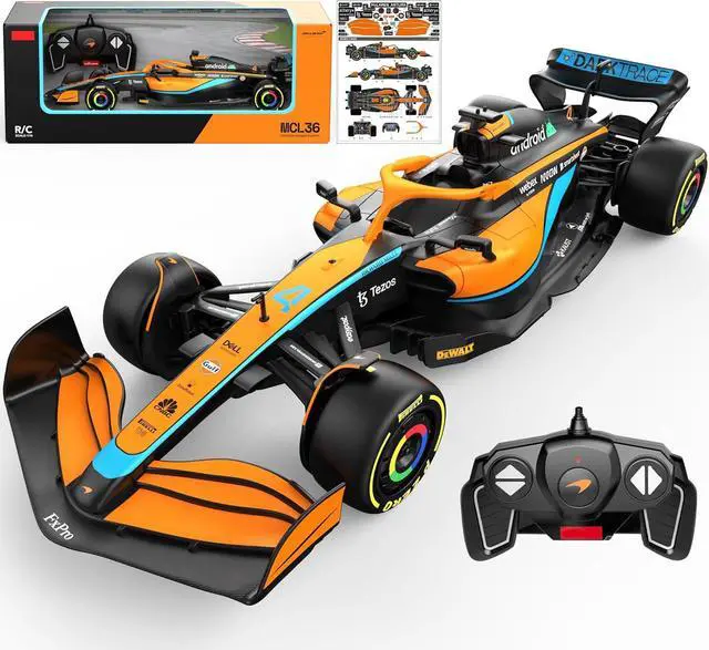 Main image of Authentic Licensed 1:18 McLaren F1 MCL36 Remote Control Car - F1 Collection RC car Series for Kids and Adults - 2.4GHz RC Car for Gift (1:18 McLaren F1 MCL36)