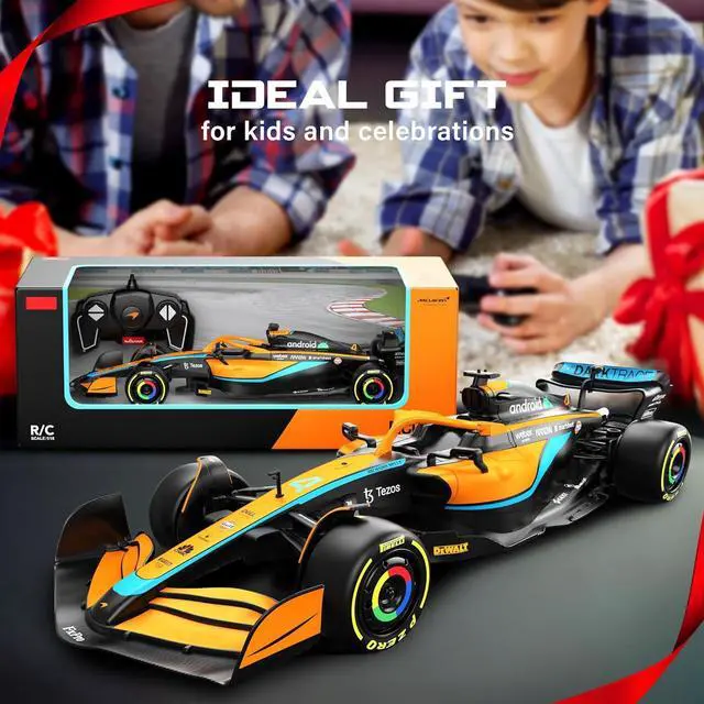 Alt view image 6 of 7 - Authentic Licensed 1:18 McLaren F1 MCL36 Remote Control Car - F1 Collection RC car Series for Kids and Adults - 2.4GHz RC Car for Gift (1:18 McLaren F1 MCL36)