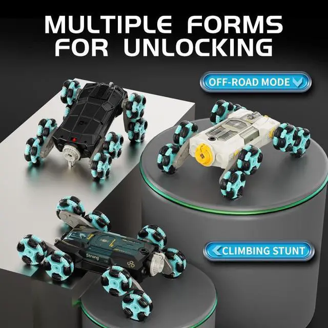 Alt view image 6 of 7 - ATHLERIA 8WD Gesture Sensing Rc Stunt Car Toys for Boy Age 8-13,Hand Remote Control Car,Coolest Christmas Birthday Present Ideas for Boys Girls Kids Teens Age 8 9 10 11 12 13+ Year,Racing Drift Car