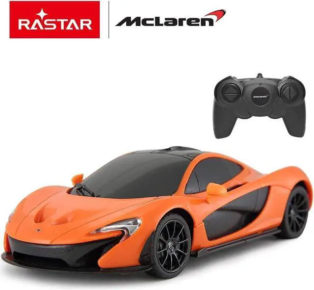 Alt view image 2 of 7 - RASTAR RC Car | 1:24 Scale McLaren P1 Remote Control Toy Car, R/C Model Vehicle for Kids  Orange
