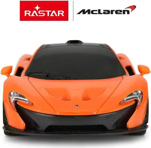 Alt view image 3 of 7 - RASTAR RC Car | 1:24 Scale McLaren P1 Remote Control Toy Car, R/C Model Vehicle for Kids  Orange