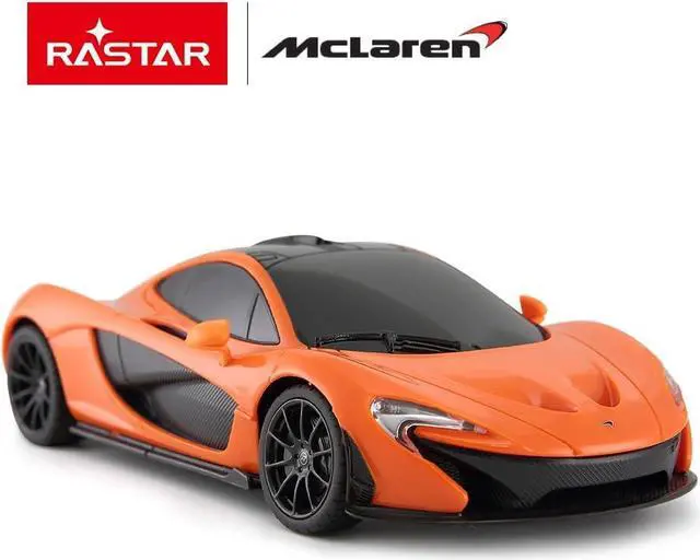 Alt view image 4 of 7 - RASTAR RC Car | 1:24 Scale McLaren P1 Remote Control Toy Car, R/C Model Vehicle for Kids  Orange