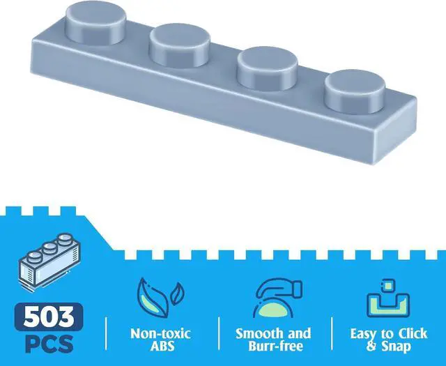 Alt view image 6 of 7 - Off Road Pickup 4x4 Building Kit, 2 in 1 Stem Building Toy with Remote Control, Technique Race Car Building Toy for Kids, Birthday Gift Idea for Boys Ages 6+ (503 PCS)