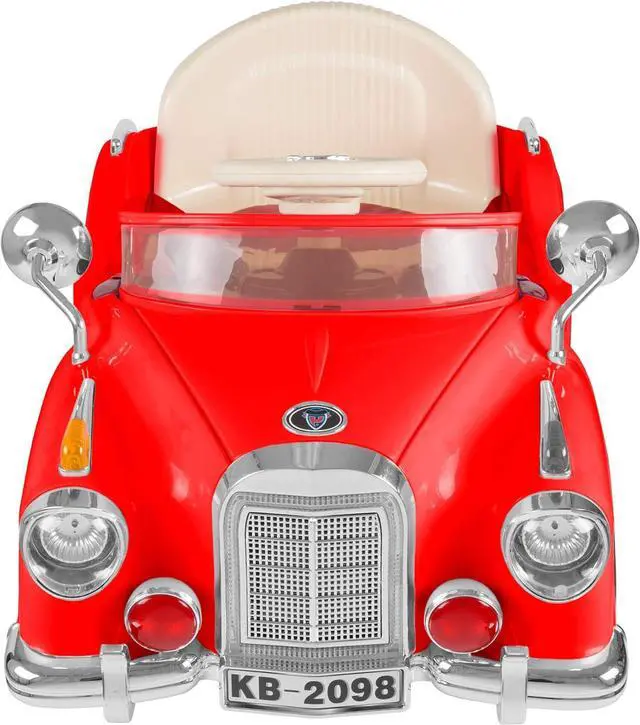 Alt view image 3 of 7 - Kids Ride On Car with Remote Control ? Classic Sports Car for Kids 6V Battery Powered Ride On Toys with Sound for Ages 3 ? 6 by Lil? Rider (Red)