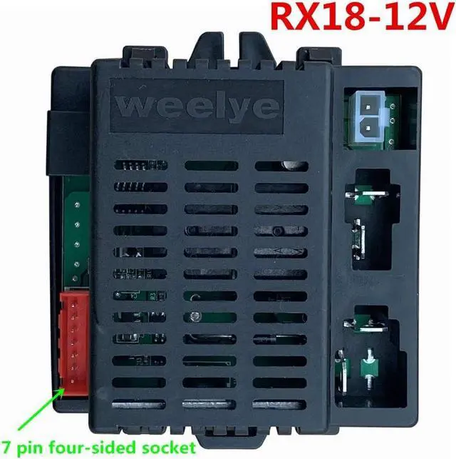Alt view image 2 of 6 - weelye RX18 (RX23) 12V Kids Powered Ride on car 2.4G Bluetooth Remote Control and Receiver Kit Controller Control Box Accessories for Children Electric Ride On Car Replacement Parts