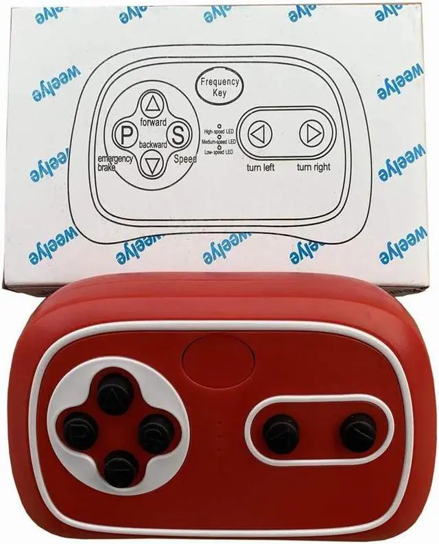 Alt view image 4 of 6 - weelye RX18 (RX23) 12V Kids Powered Ride on car 2.4G Bluetooth Remote Control and Receiver Kit Controller Control Box Accessories for Children Electric Ride On Car Replacement Parts