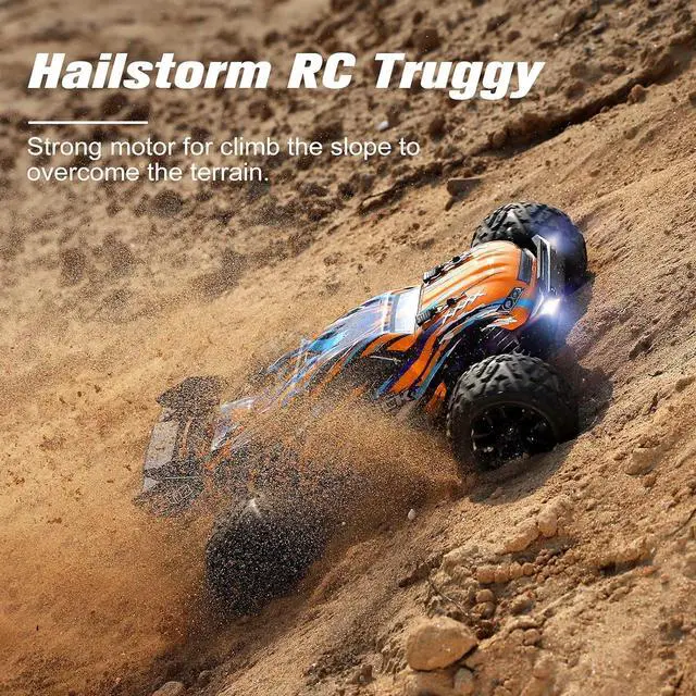 Alt view image 2 of 6 - HAIBOXING RC Cars, 1:18 Remote Control Car For Adults, 4wd High-Speed Hobby RC Truck 36km/h Fast RC Drift Car Waterproof Off-Road Electric RC Buggy With 2 Batteries, RC Vehicle toy Gift For Boys, Kids